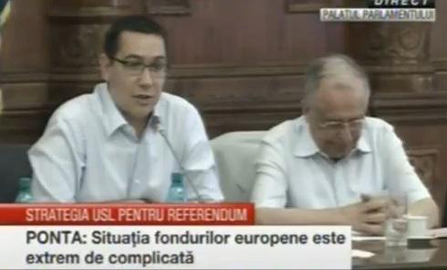 Ion Iliescu si Victor Ponta, Foto: Captura YouTube