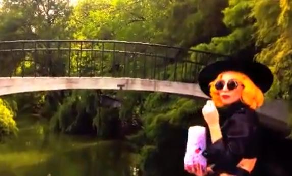 Lady Gaga in Herastrau, Foto: Captura YouTube