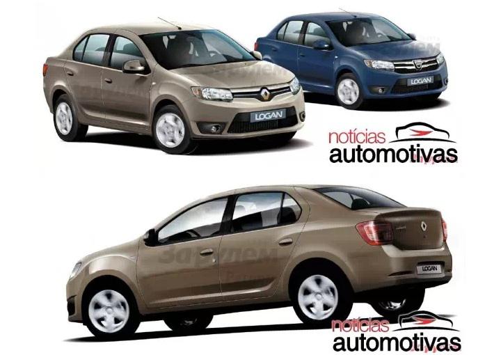 Renault Logan si Dacia Logan, Foto: noticiasautomotivas.com.br