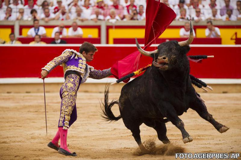 Festivalul de corida din Pamplona, Foto: Agerpres/AP