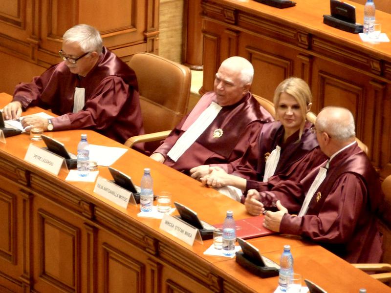 Judecatori CCR in Parlament, Foto: Hotnews