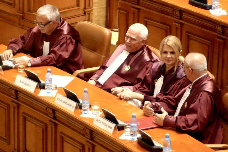 Judecatori CCR in Parlament, Foto: Hotnews