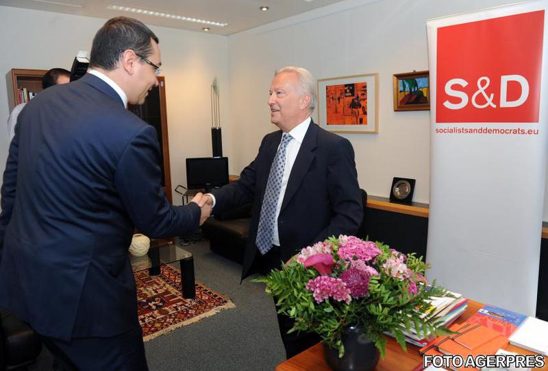 Hannes Swoboda, seful socialistilor europeni, Foto: AGERPRES