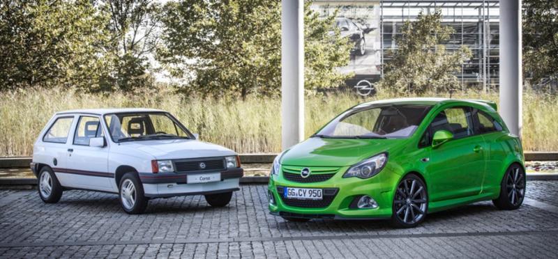 Opel Corsa 30 ani, Foto: Opel