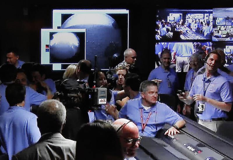 Bucurie la NASA dupa aterizarea robotului Curiosity pe Marte, Foto: Reuters