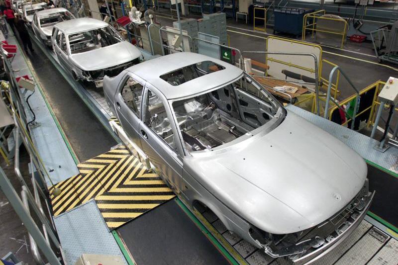 Linia de asamblare Saab, Foto: Saab