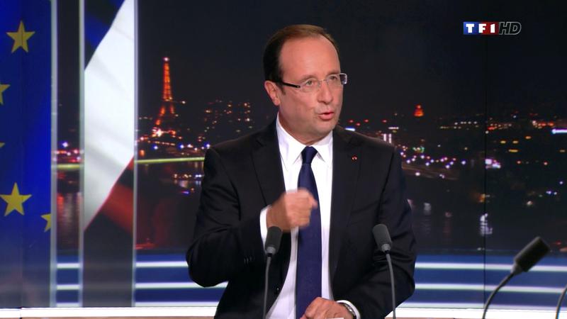 Francois Hollande la TF1, Foto: Reuters