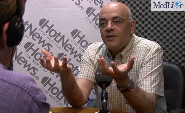 Raed Arafat in studioul Hotnews, Foto: Hotnews