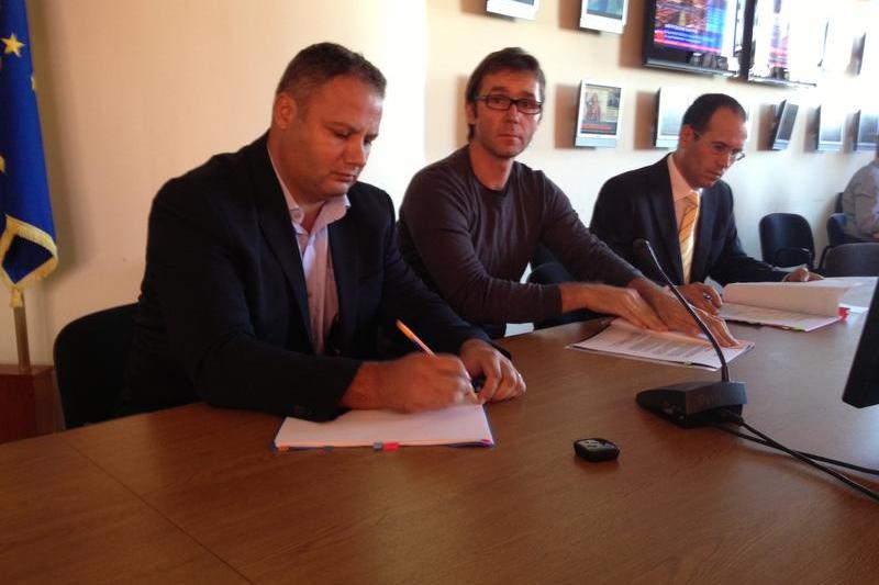 Oficialii RCS&RDS la CNA, Foto: Hotnews