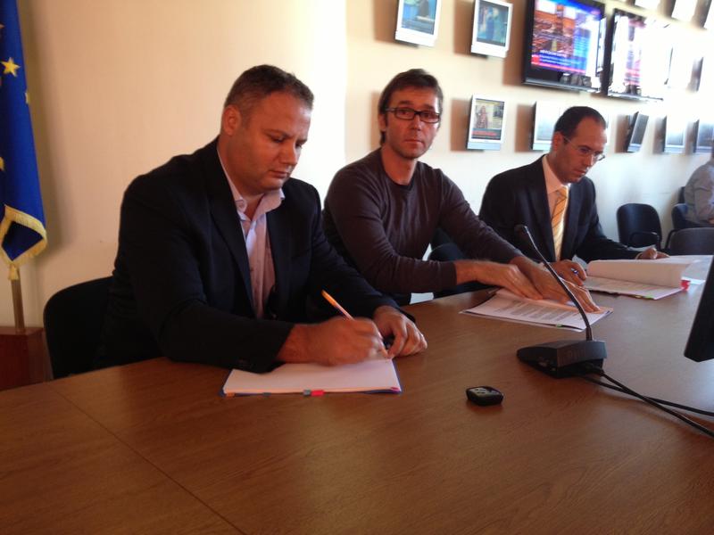 Oficialii RCS&RDS la CNA, Foto: Hotnews