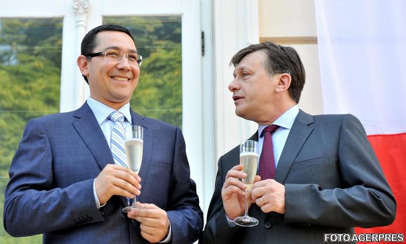 Victor Ponta si Crin Antonescu , Foto: AGERPRES