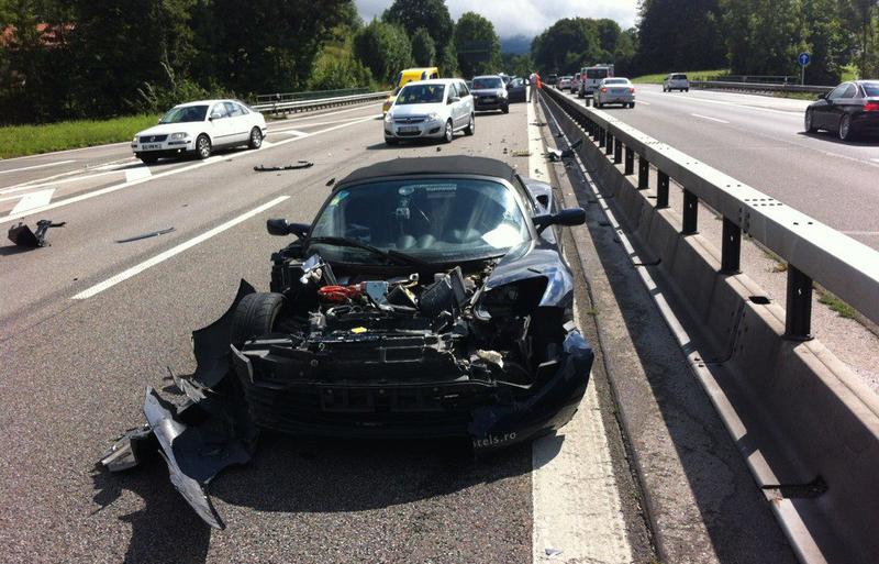 Accident Tesla Roadster Rafael de Mestre, Foto: Rafael de Mestre