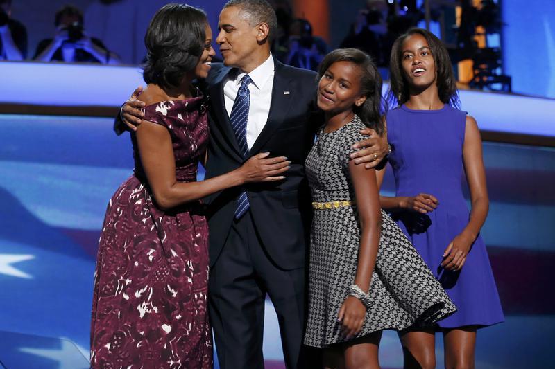 Barack si Michelle Obama alaturi de fiicele lor, Foto: Reuters