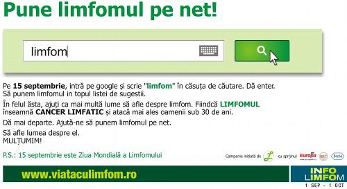 Info Limfom, Foto: http://www.viataculimfom.ro/