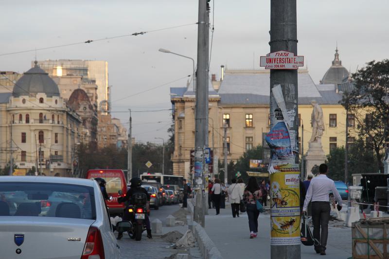 Piata Universitatii - imagine din statia RATB, Foto: Hotnews