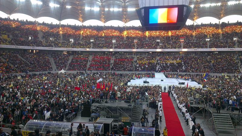 Lansarea candidatilor USL la parlamentare, pe Arena Nationala, Foto: Victor Cozmei / HotNews.ro