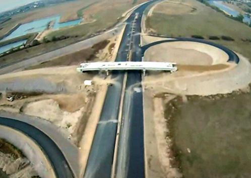 Autostrada Deva-Orastie din avion (octombrie 2012), Foto: Captura YouTube