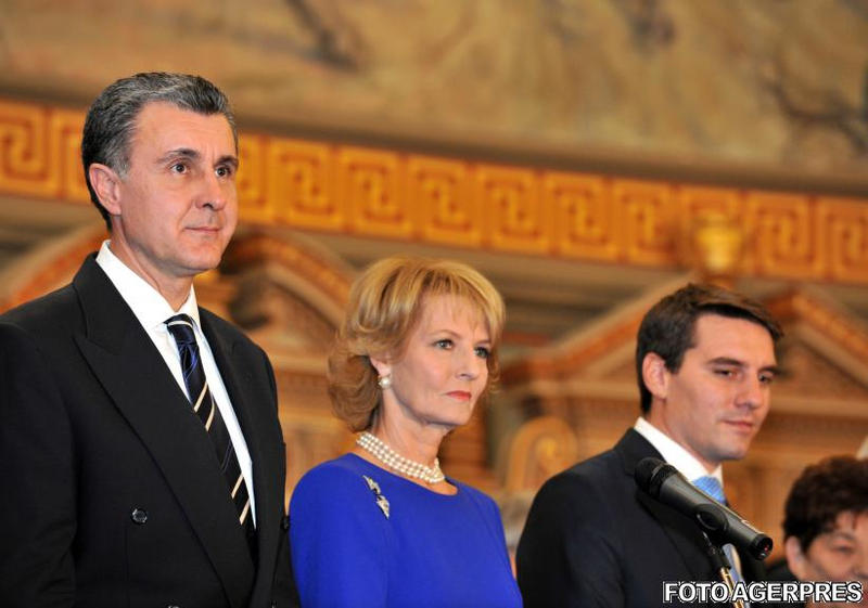 Principele Radu, Principesa Margareta si Principele Nicolae, Foto: Agerpres