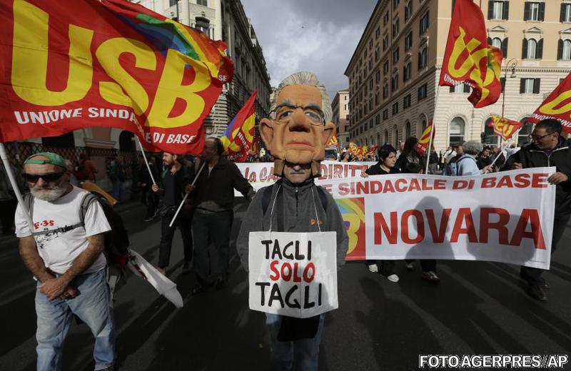 Proteste in Roma, Foto: Agerpres/AP