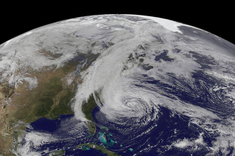 Uraganul Sandy - imagine din satelit, Foto: nasa.gov