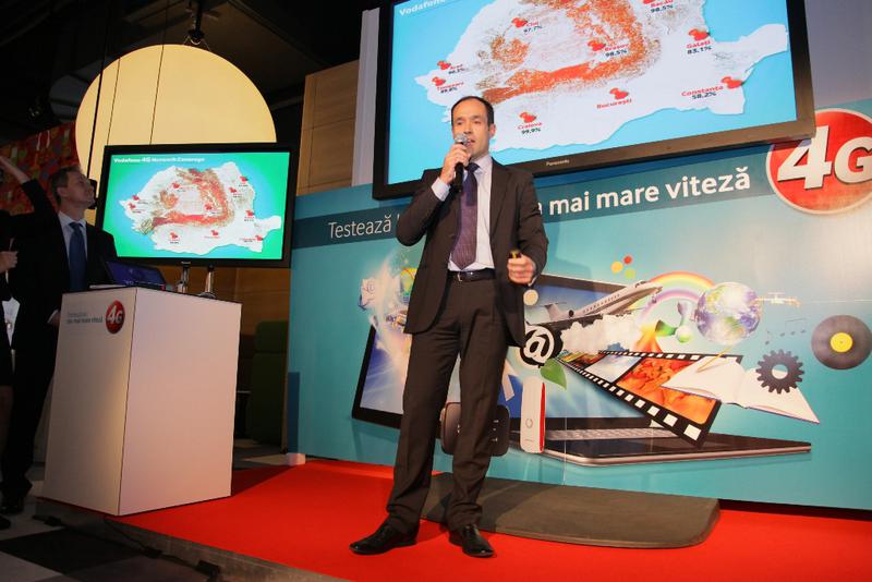 Demonstratie 4G la Vodafone, Foto: Vodafone Romania