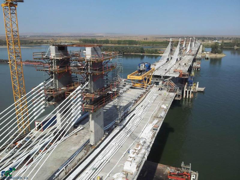 Podul Vidin-Calafat peste Dunare (septembrie 2012), Foto: DanubeBridge2.com