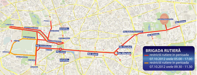 Restrictii trafic, Foto: Politia Capitalei