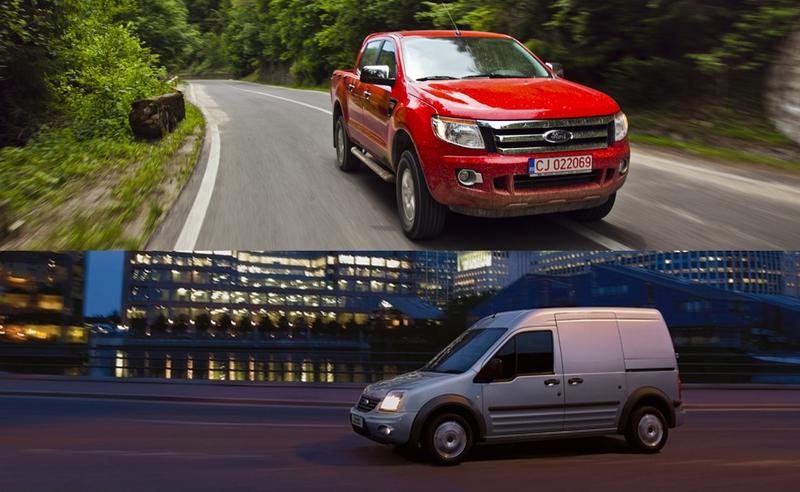 Colaj Ford Ranger si Ford Transit Connect, Foto: Ford