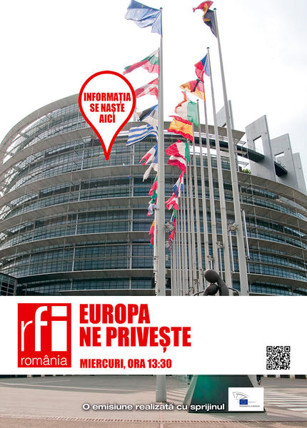 "Europa ne priveste", din 14 noiembrie, la RFI, Foto: RFI Romania