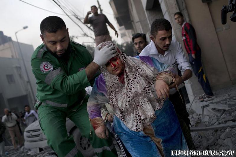Raiduri asupra Fasiei Gaza, Foto: Agerpres/AP
