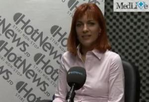Dr. Claudia Ciobanu in studioul HotNews.ro, Foto: Hotnews