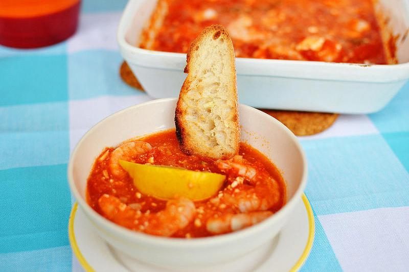 Saganaki cu creveti, Foto: Andrei Chiş