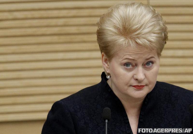 Dalia Grybauskaite, Foto: Agerpres/AP