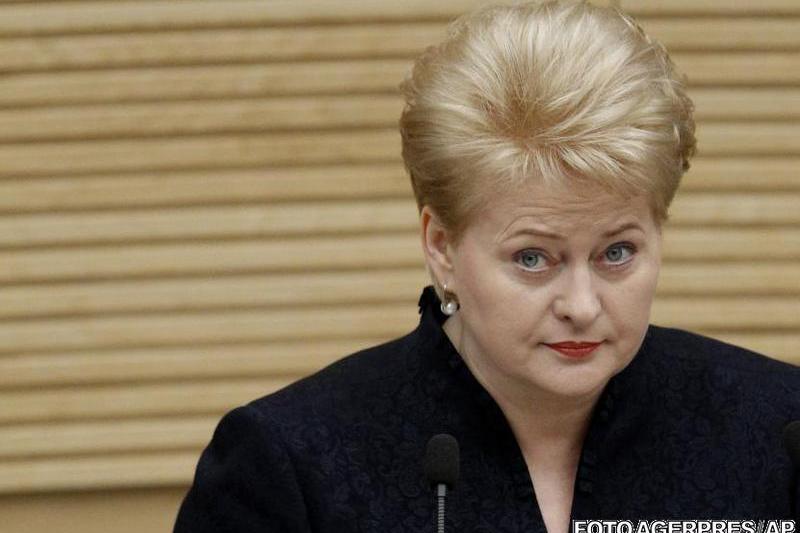 Dalia Grybauskaite, Foto: Agerpres/AP