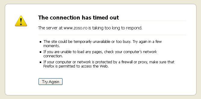 Blogul zoso.ro, imposibil de accesat, Foto: Hotnews