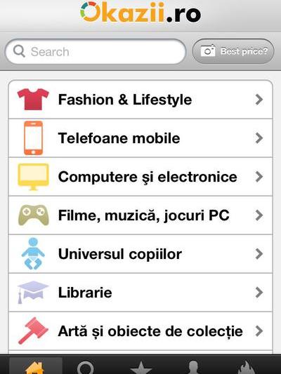 Aplicatie de iPhone pentru Okazii.ro, Foto: Hotnews