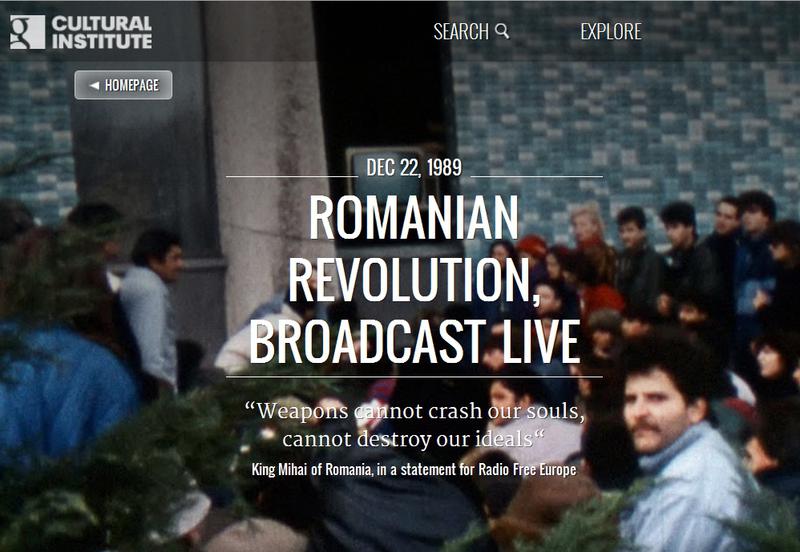 Revolutia Romana pe Google Cultural Institute, Foto: Google