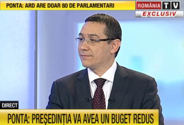 Victor Ponta la RTV, Foto: Captura RomaniaTV