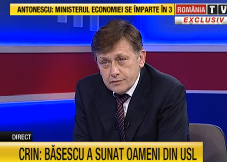 Crin Antonescu la RTV, Foto: Captura RomaniaTV