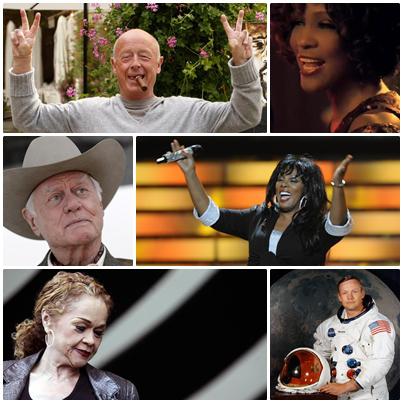 Vedete internationale decedate in 2012, Foto: Colaj foto