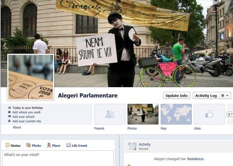 Alegeri pe Facebook, Foto: Hotnews