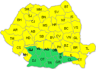 Cod galben pt duminica 9 decembrie, Foto: ANM