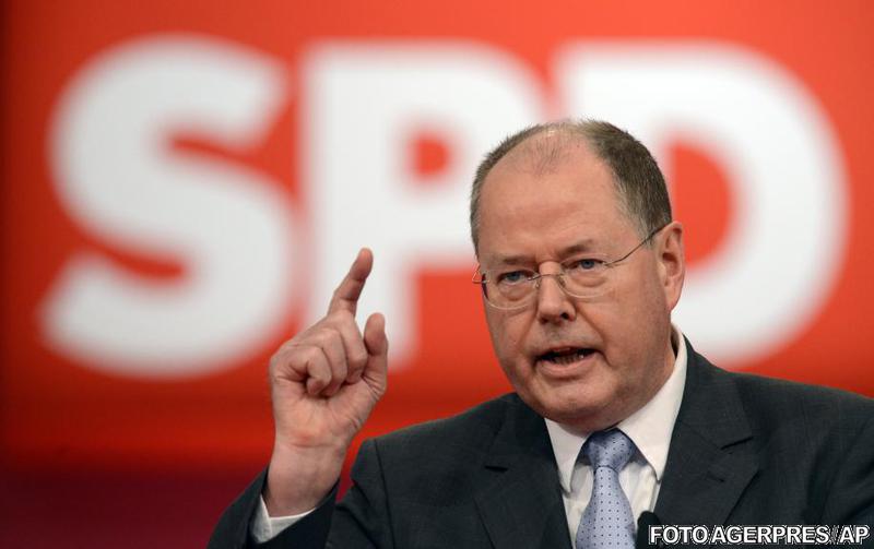 Peer Steinbruck, nominalizarea SPD pentru functia de cancelar al Germaniei, Foto: Agerpres/AP