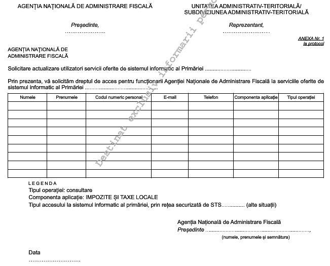 ANAF si primariile vor face schimb de informatii, Foto: Captura Monitorul Oficial