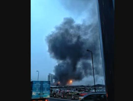 Elicopter prabusit la Londra, Foto: Captura Youtube.com