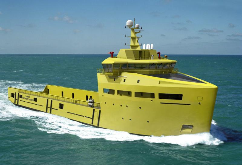 Nava de aprovizionare a platformelor de foraj marin (Santierul Damen Galati), Foto: Damen Galati