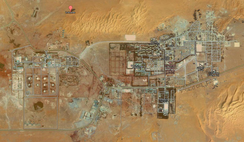 Complexul de exploatare a gazelor In Amenas, Foto: Captura Google Maps