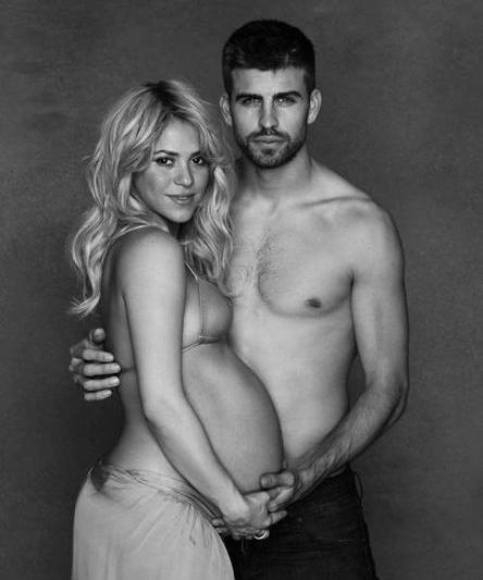 Shakira insarcinata, alaturi de Pique, Foto: Agerpres/AP