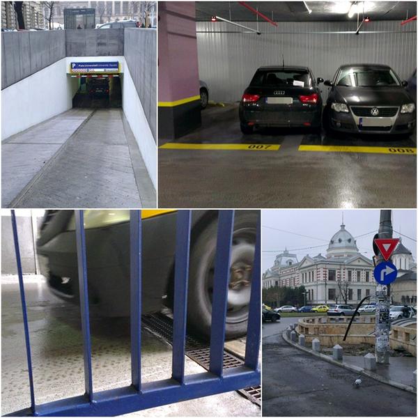 Probleme semnalate de soferi la parcarea subterana de la Universitate, Foto: Hotnews