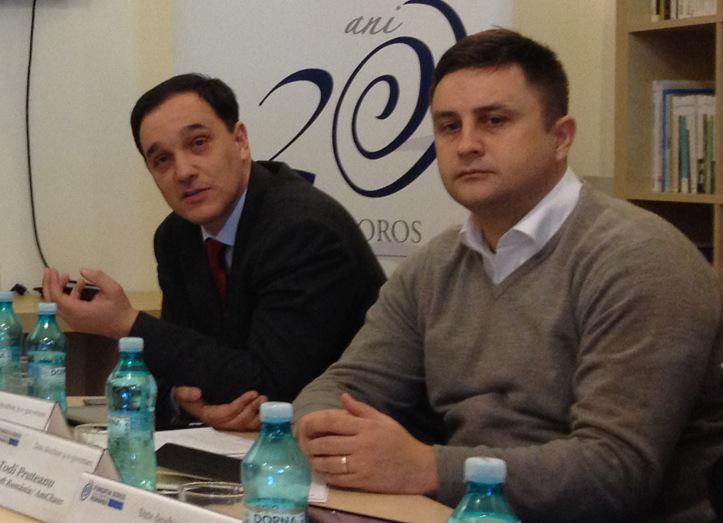 Calin Rangu (CIO Council) si Todi Pruteanu (Microsoft Romania), Foto: Hotnews